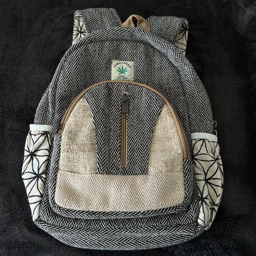 Himalayan hemp mini backpack